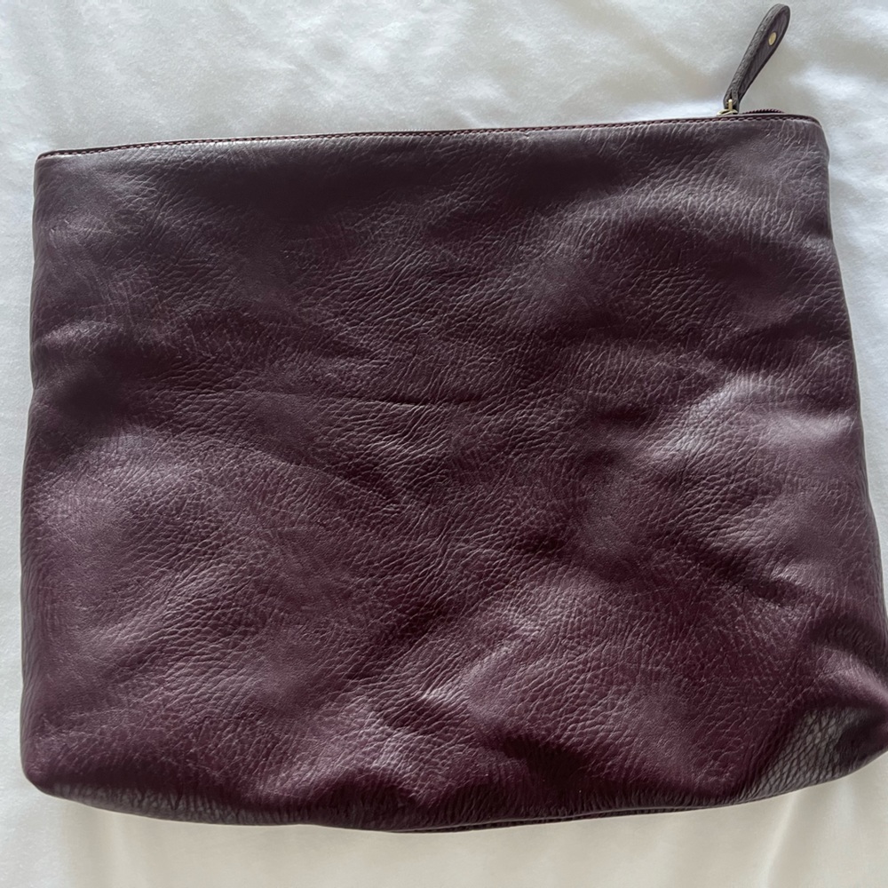 Free People vegan leather purse or laptop bag NWOT